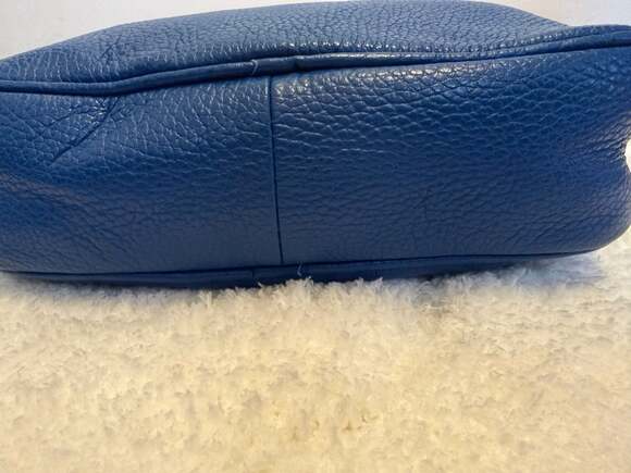 Genuine Blue Leather Adjustable Crossbody Bag Shoulder Strap Half Inch - , - Picture 4 of 8